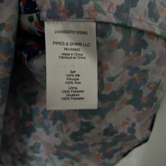 VERONICA BEARD Cayson Floral Fit and Flare Mini Spring dress size 00 100% silk - Picture 8 of 14